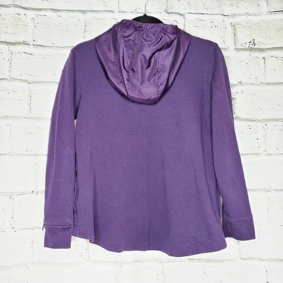 Nike purple full zip up hooded jacket - Picture 3 of 6